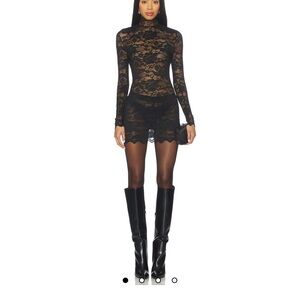 Laura Black Lace Women Dress mini